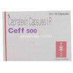 ジェネリック・ケフレックス, セファレキシン, Ceff 500, 錠 箱